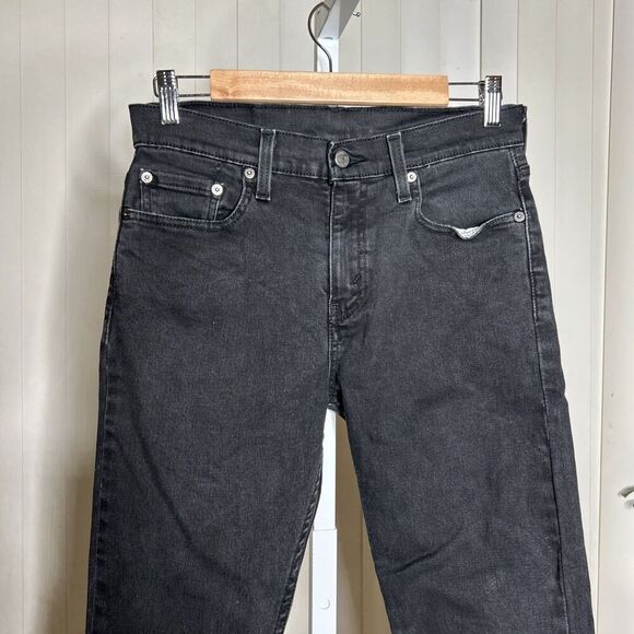 Levi’s Men Jeans 502 Straight Leg Black Color Cotton Size 29 - Picture 2 of 8